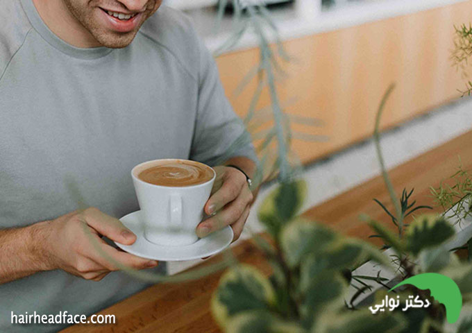 عدم نوشیدن قهوه در شب اول کاشت مو