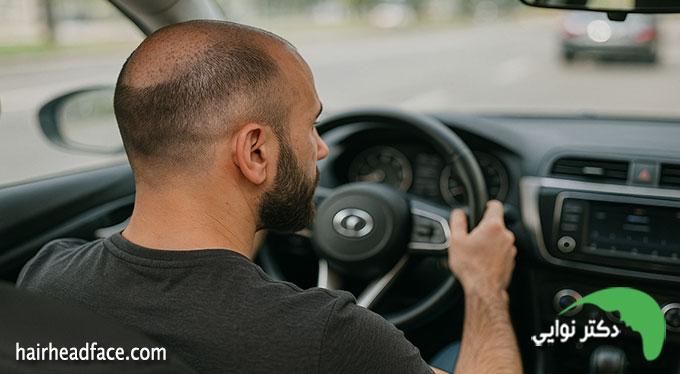 چند روز بعد از کاشت مو میتوان رانندگی کرد