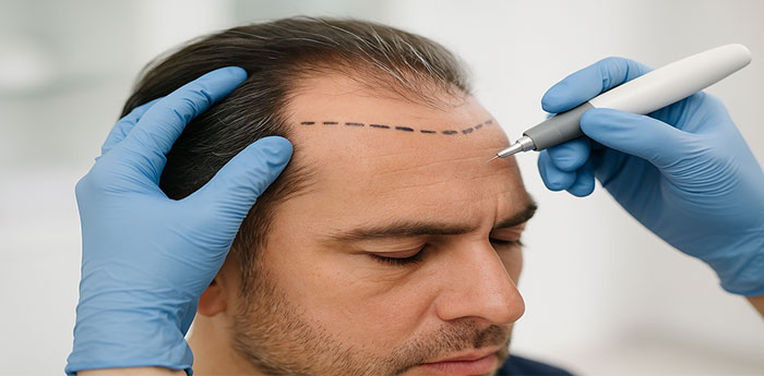 کاشت مو بدون تراشیدن سر