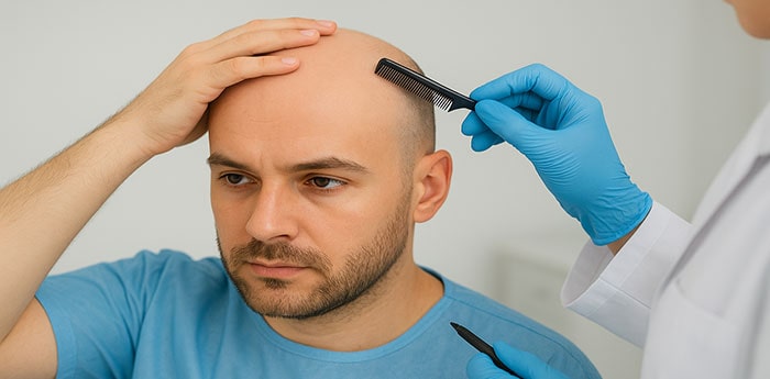 کاشت مو بدون بانک مو