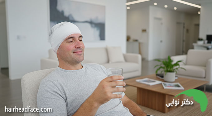 درمان حالت تهوع بعد از کاشت مو