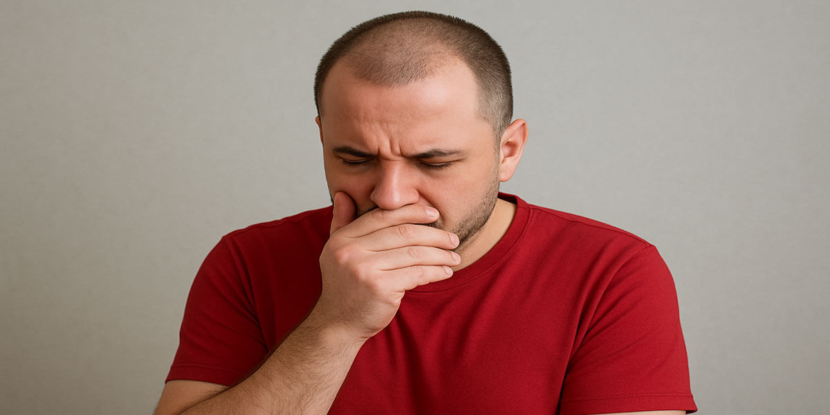 حالت تهوع بعد از کاشت مو