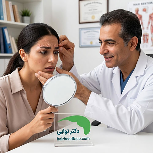 دون دون شدن ابرو بعد از کاشت 