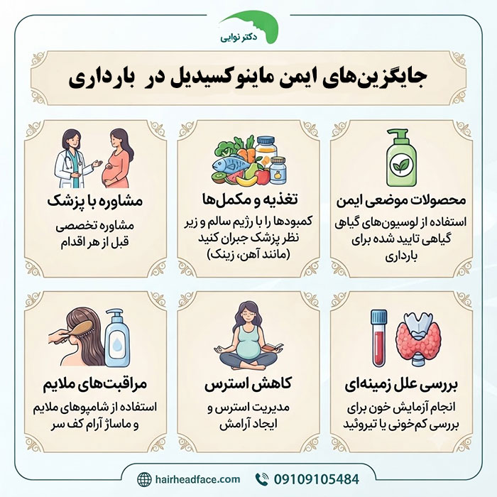 جایگزین ماینوکسیدیل در بارداری