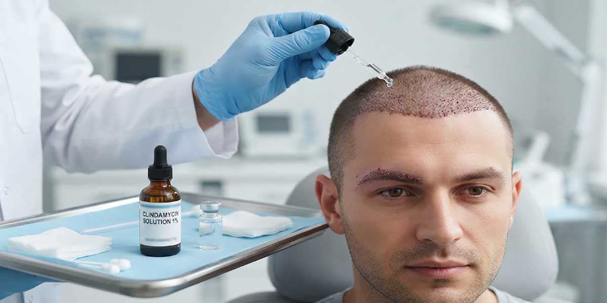 محلول کلیندامایسن بعد از کاشت
